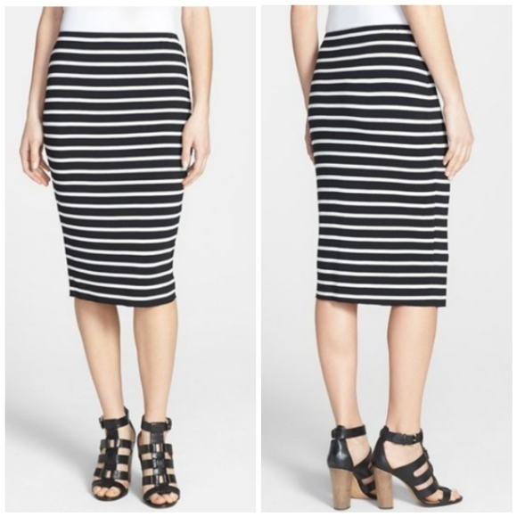 Vince Camuto Dresses & Skirts - Vince Camuto retro stripes midi tube skirt sz 2X